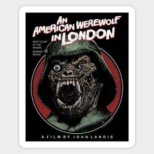 An American werewolf In London, Beware the moon, Cult Classic Sticker